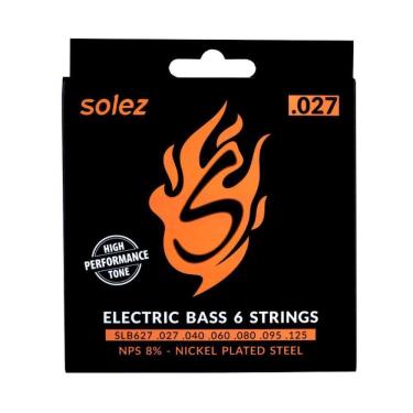 Imagem de Encordoamento Para Contrabaixo 6 Cordas Slb627 .040 Solez