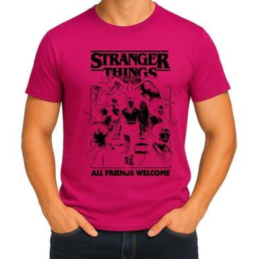 Imagem de Camisa Camiseta de Algodão Masculina Feminina Unissex Série Stranger T