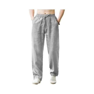 Imagem de Calças De Moletom Masculinas Leves E Respiráveis De Algodão Para O Ver