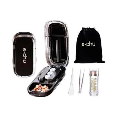 Imagem de Cortador De Comprimidos Com Compartimento De Armazenamento E Organizad