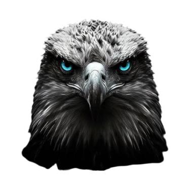 Imagem de Pôster De Arte Em Tela De Animais Pretos: Águia, Leão E Lobo Para Deco