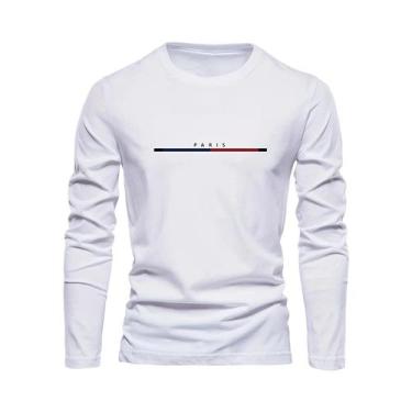 Imagem de Camiseta Masculina plus Size De Algodão, Corte Solto, Casual, Esportiv