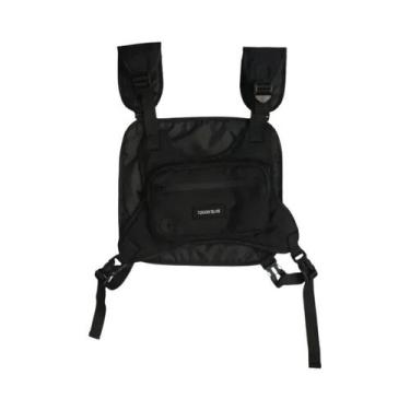 Imagem de Saco de peito moda rua pacote tático multifuncional bonito moda colete