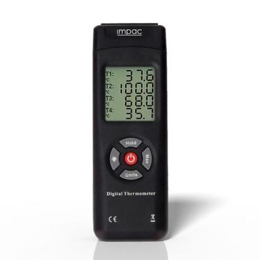 Imagem de Termômetro Digital com 4 Canais IP-TK04 Impac 