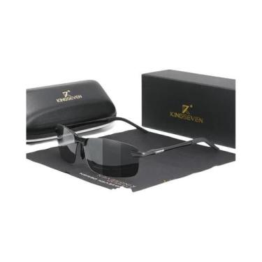 Imagem de Óculos De Sol Polarizados Masculinos Em Alumínio UV400 Sem Armação, Óc