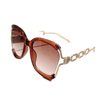 Imagem de Óculos De Sol Quadrados Modernos E Elegantes Com Lentes Degradê E Corr