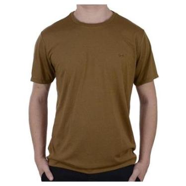 Imagem de Camiseta Masculina Ogochi Essencial Slim Marrom - 0065-Masculino
