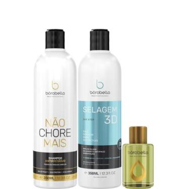 Imagem de Borabella Selagem 3D + Shampoo Limpeza 2x350ml + Argan 7ml