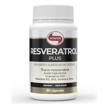 Imagem de Resveratrol Plus 60 Cápsulas Vitafor Suplemento Antioxidante