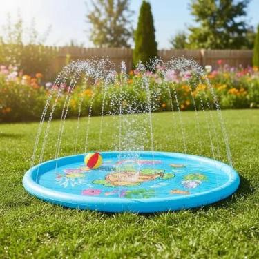 Imagem de Piscina Infantil Inflável Com Chafariz Para Crianças Bebê - Yeet