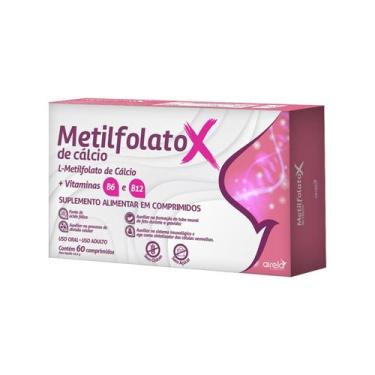 Imagem de Metilfolato Ácido Fólico Suplemento Alimentar Airela 60 Comprimidos