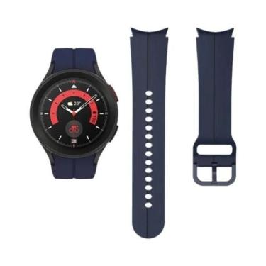 Imagem de Pulseira De Silicone De 40mm 44mm Para Samsung Galaxy Watch 7 6 5 4, P