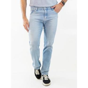 Imagem de Calça Masculina Slim Jeans Delavê Tradicional Algodão Anticorpus-Masculino