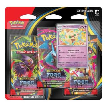 Imagem de Blister Triplo Fogo Fantasmagórico sortido Pokémon Copag
