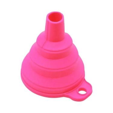 Imagem de Funil Portátil Dobrável De Silicone Para Combustível, Cerveja E Óleo -