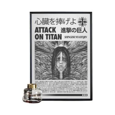 Imagem de Papel Kraft Branco Anime A-Attacks on T-Titans, Pôster De Arte De Pare