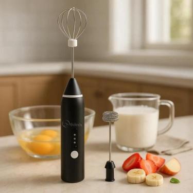 Imagem de Mixer manual Portátil eletrico Recarregável 2 em 1 Alta Potê - Bahrein