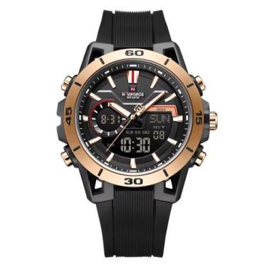Imagem de Relógio masculino Dual display Esportivo Resistente à água 5atm - - NA