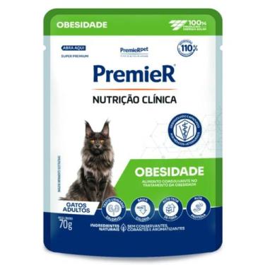 Imagem de Sachê PremieR Nutrição Clínica Gatos Adultos Obesos - 70g