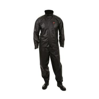 Imagem de Capa De Chuva Conjunto Motoqueiro Pioneira Pvc Preto M