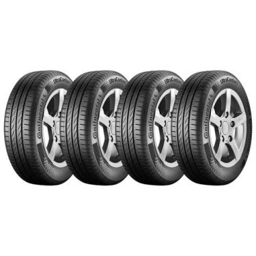 Imagem de Kit 4 Pneus Aro 15 Continental 185/60 R15 84H Ultracontact