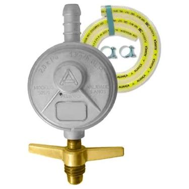 Imagem de Regulador de Gas 1Kg com Mangueira 1,20 Metros ALIANÇA - ALIANCA