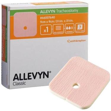 Imagem de Allevyn nao adesivo traqueostomia 9cm x 9cm - smith & nephew - 6600764