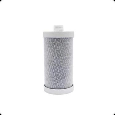 Imagem de Cartucho Vela Filtro Água 5'' 10 Micras Carvão Block 20mm - LULOBLOCK,