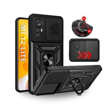 Imagem de Capa Capinha Armor Militar Xiaomi 12 Lite 5g Anti Impacto Proteção Câm