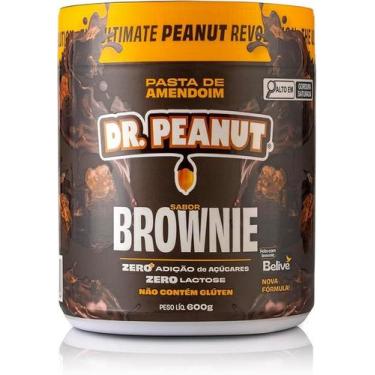 Imagem de Dr. Peanut Pasta De Amendoim Sabor Brownie Com Whey Protein 600G