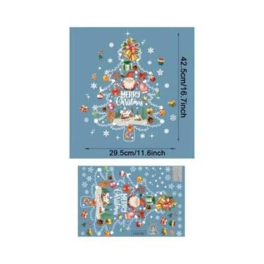 Imagem de Adesivos De Natal Para Janelas, Decorações Para Casa E Quarto Infantil