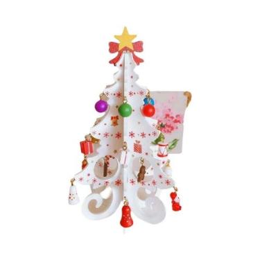 Imagem de Decoração De Natal DIY: Adereços De Madeira Para Vitrine De Árvore De 