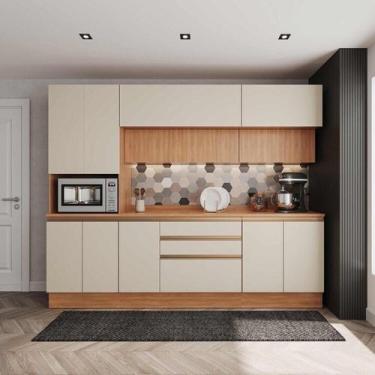 Imagem de Cozinha Modulada 5 Peças com Armários, Balcões e Torre Quente Aroeira 