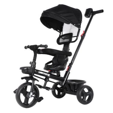 Imagem de Triciclo Com Empurrador Confort Preto