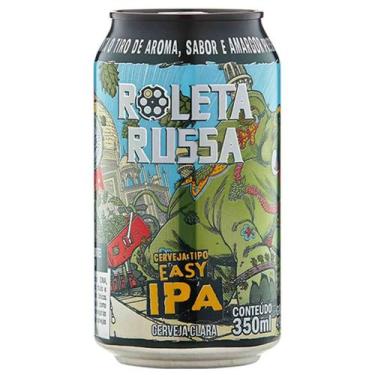Imagem de Cerveja Roleta Russa Easy IPA Lata 350ml - Cerveja Clara
