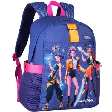 Imagem de Mochila Escolar Feminina Kpop Huntrix Demon Hunters Juvenil Anime