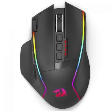 Imagem de Mouse Gamer Redragon Swain, Wireless, 16.000 DPI, RGB, 9 Botões Progra