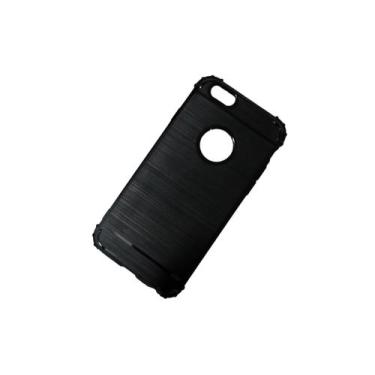 Imagem de Capa Capinha Anti Impacto TPU Preta Para iPhone 6 / 6s - URM,  Preto