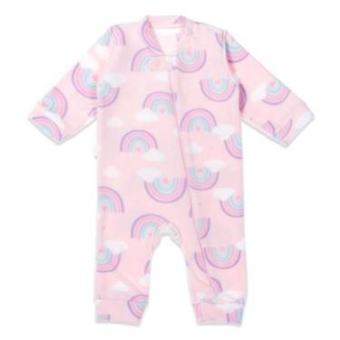 Imagem de Macacão Bebê Soft Arco-Íris - Yuk's, Rosa, M