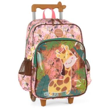 Imagem de Mochila de carrinho up4you girafa rosa - luxcel