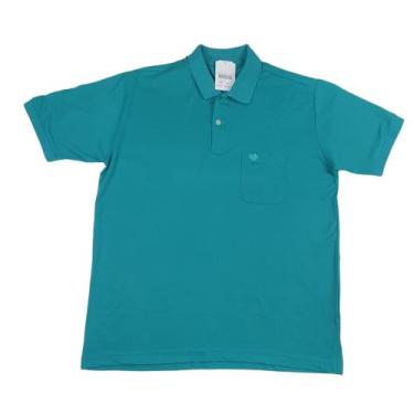 Imagem de Camisa Polo Malha Piquet 1140 com bolso Masculina manga curta ATÉ X3 -