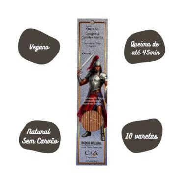 Imagem de Incenso Natural Cia de Aroma Ogum Coragem Caminhos Abertos