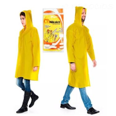 Imagem de Capa de Chuva Nikokit Laminada G Amarela - Nikotico