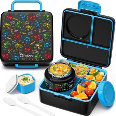Imagem de Lancheira Térmica Fimibuke Bento - 1,8L + Garrafa Térmica para Sopa (2