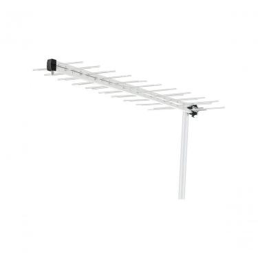 Imagem de Antena Digital Externa Aquário Lu-20-Plus para Tv Hdtv Uhf 4k 16dBi com Filtro 4g e Kit de Instalação