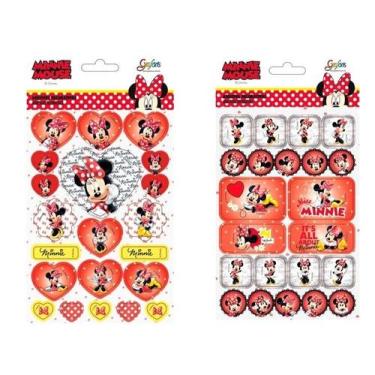 Imagem de Adesivo decorativo Minnie Mouse - Grafons saquinho com 02 unidades