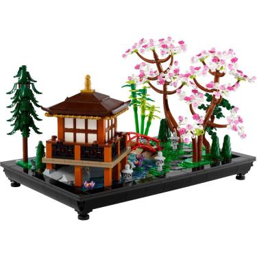 Imagem de Conjunto de Construção Lego Icons Jardim Tranquilo 10315 com 1363 Peças e Pavilhão Lego