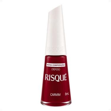 Imagem de Esmalte Cremoso Risqué Carmim 8ml - RISQUE