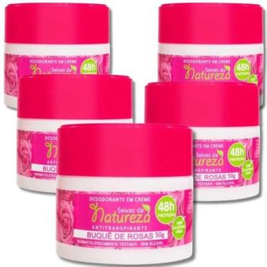 Imagem de Kit 5 Desodorante Creme Buquê De Rosas - Biocare
