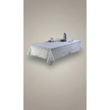 Imagem de Toalha de Mesa Rendada Clássica Arabesco 6 Lugares - Congratulations S